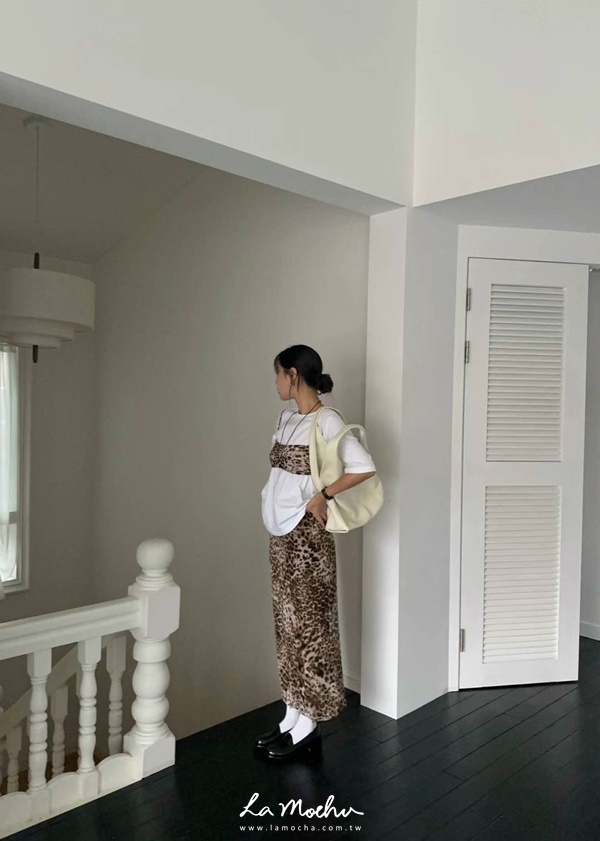 細肩豹紋小背心